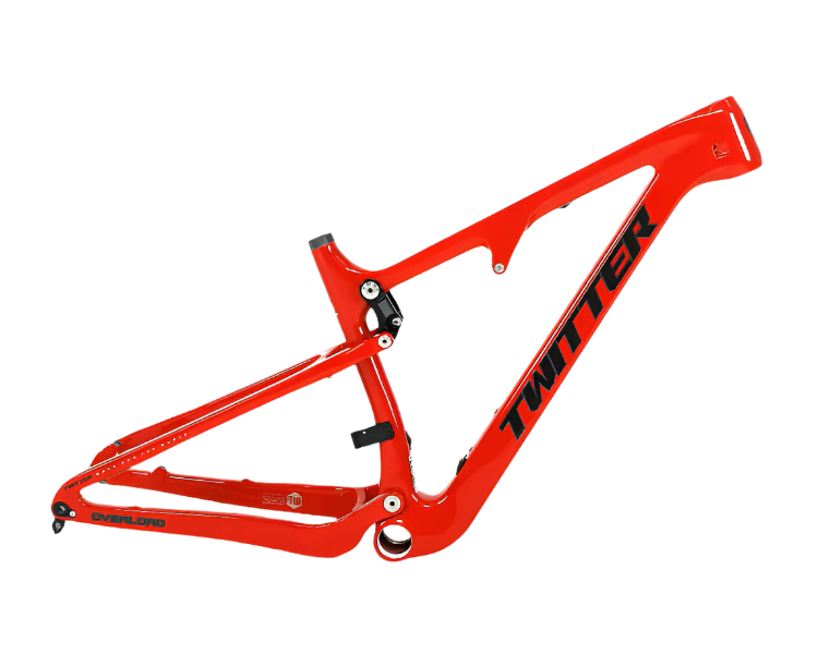 TWITTER OVERLORD Full Suspension Carbon MTB Frame – T800 Mix, 29"/27.5", AM, without Rear SHOX